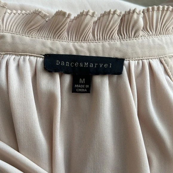 Dance & Marvel Beige Mini Dress - Picture 7 of 7